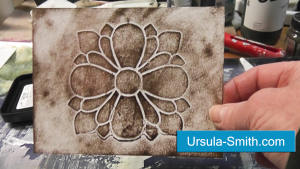 Make Your Own Embossing Plate From Stencil