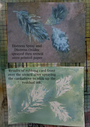 tone Paper Stencil Results with Distress Oxide Sprays