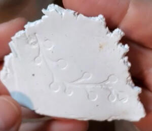 Resin Impression in Clay Uncoated